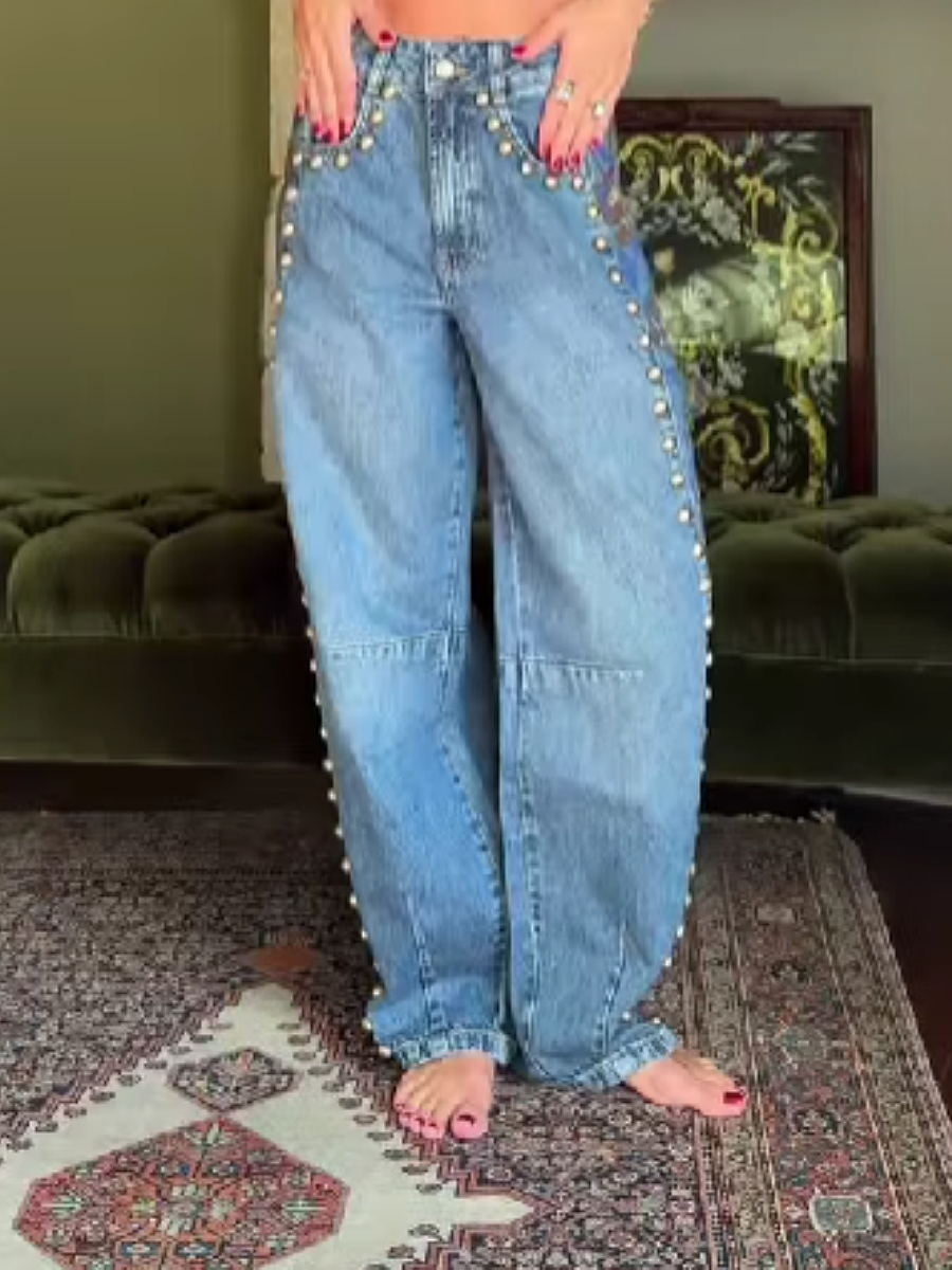 Printed Jeans
