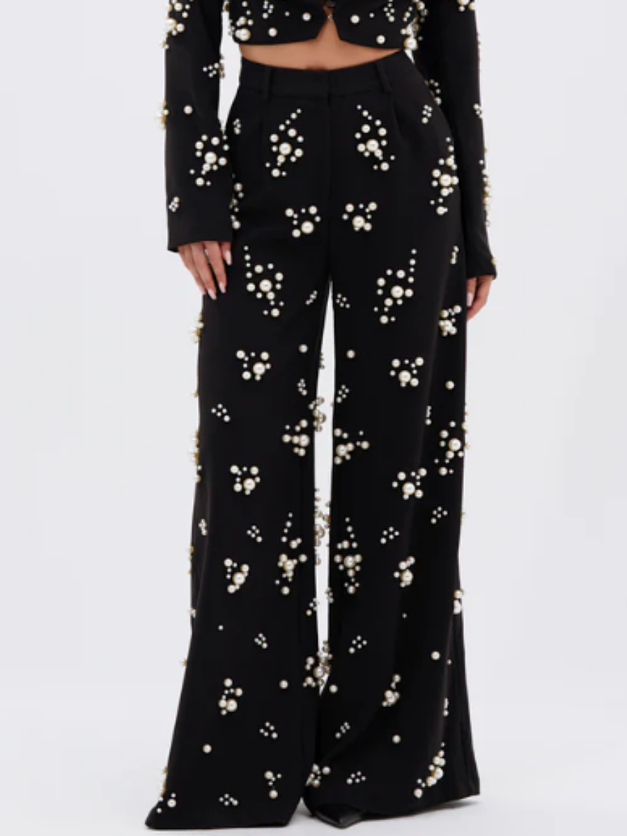 Pearls Inlaid Pants
