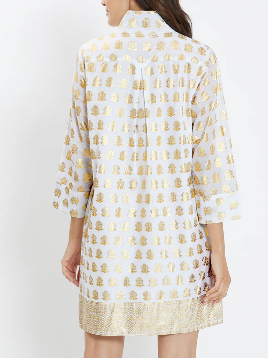 Cotton Voile Print Dress
