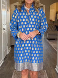 Cotton Voile Print Dress