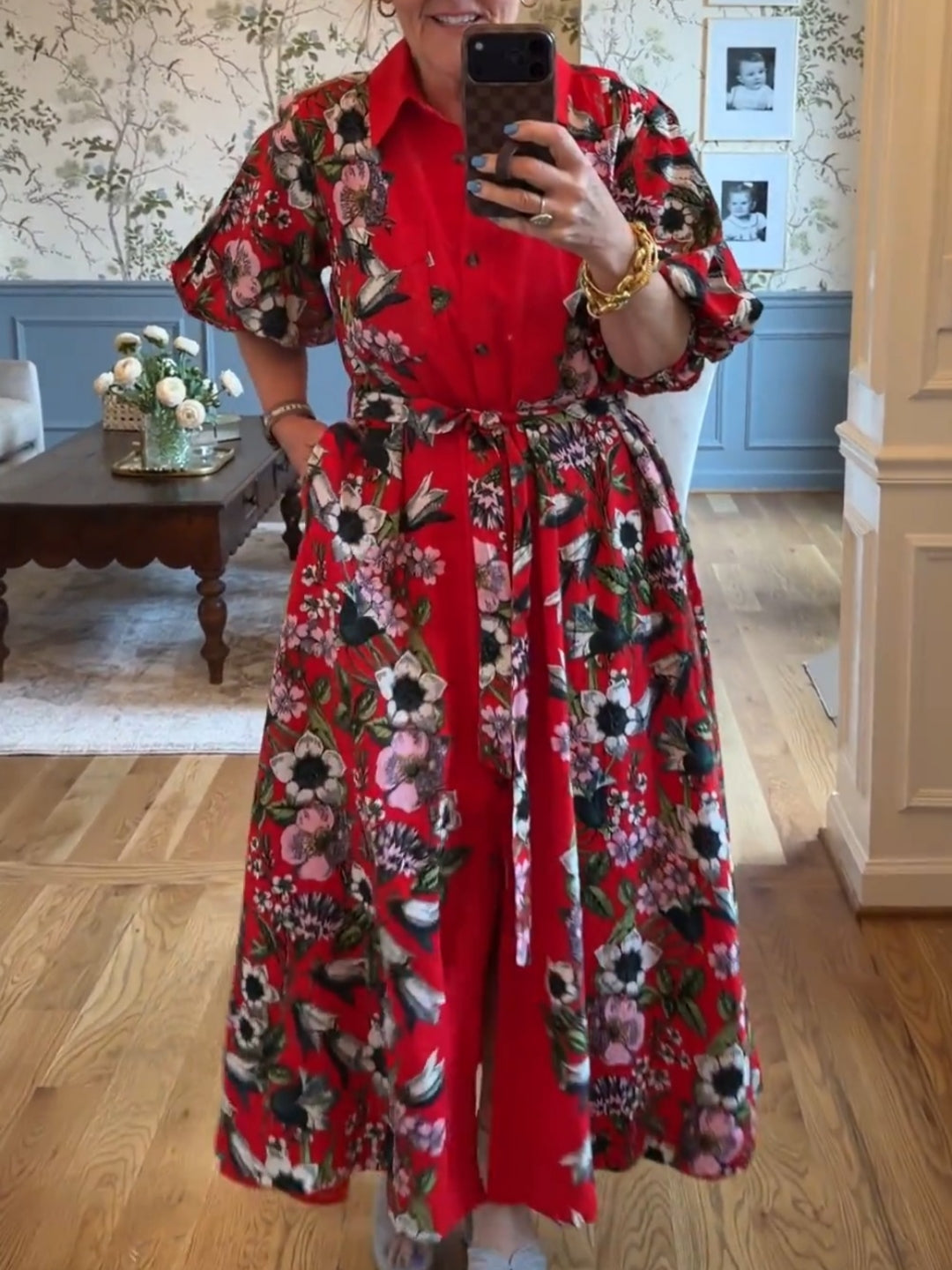 The Mona Linen Shirt Dress