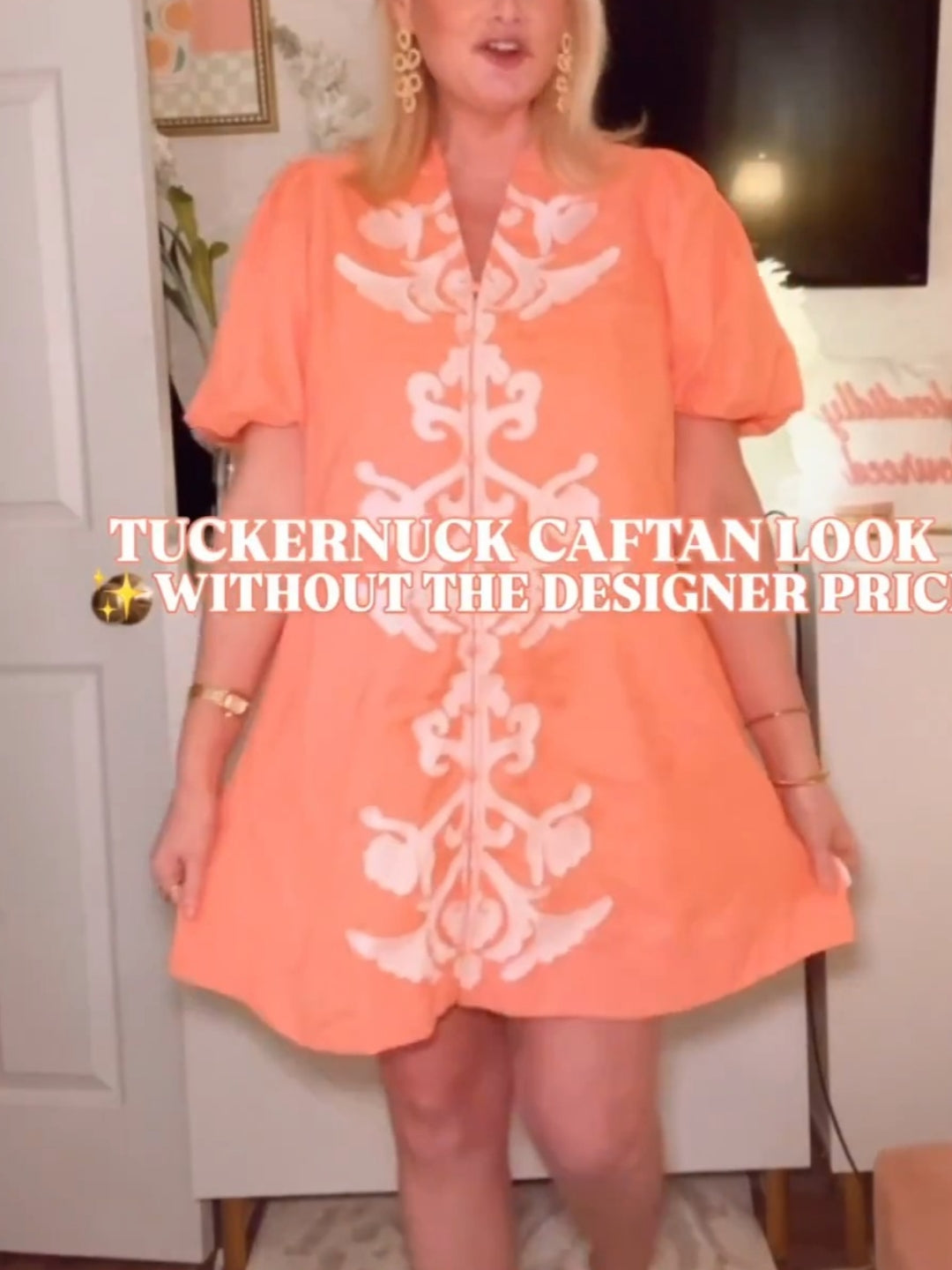 Little Button Front A-Line Dress