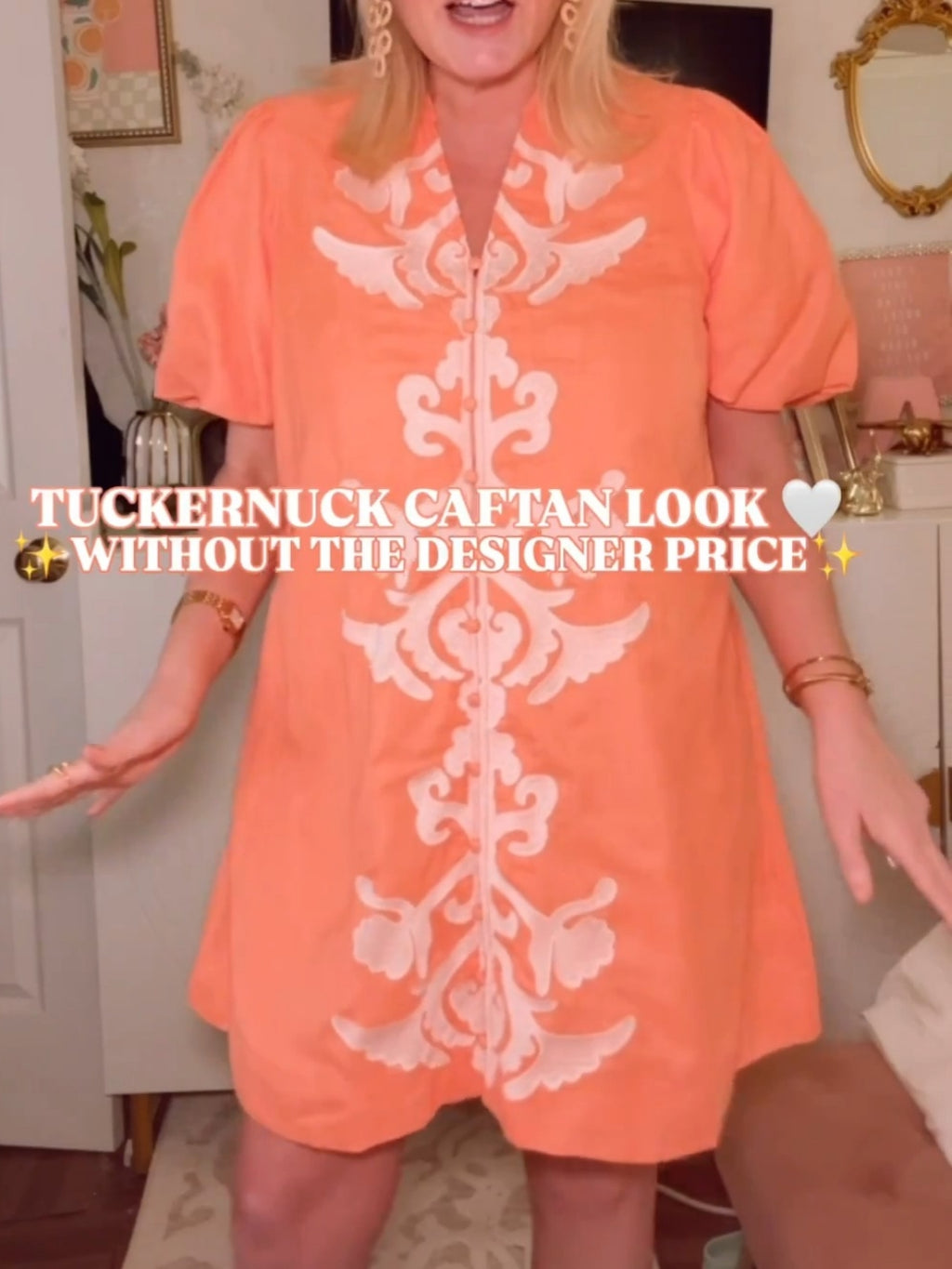 Little Button Front A-Line Dress