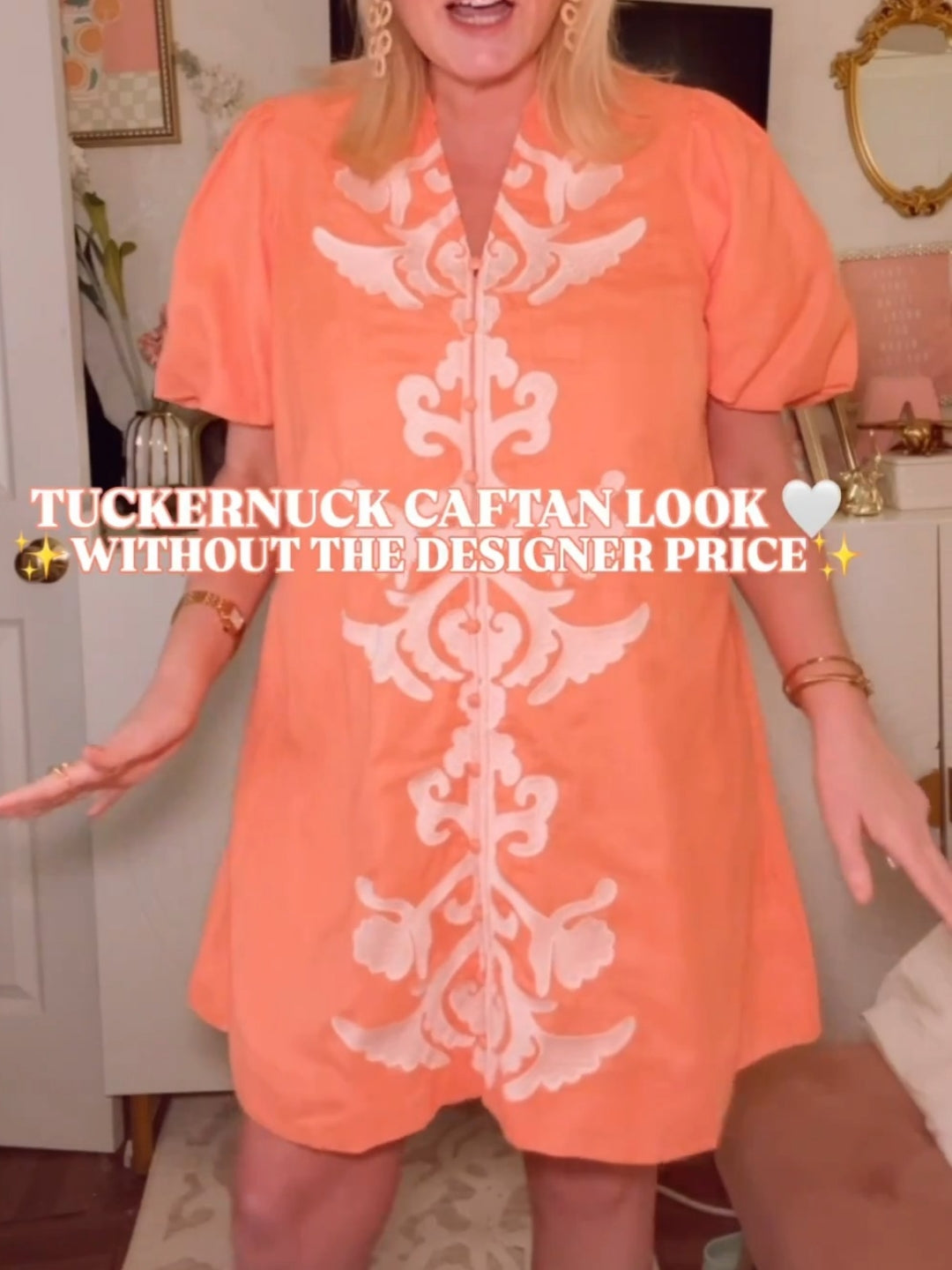 Little Button Front A-Line Dress