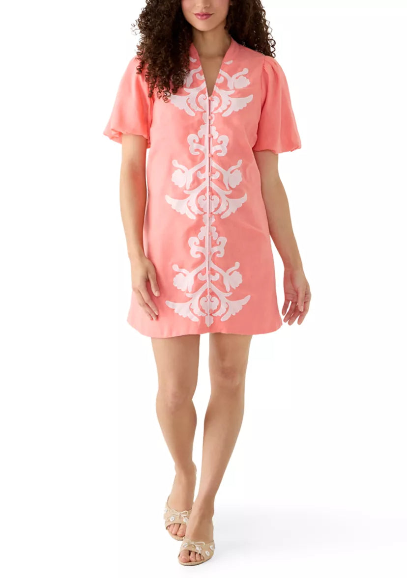 Little Button Front A-Line Dress