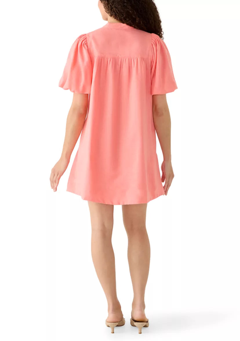 Little Button Front A-Line Dress