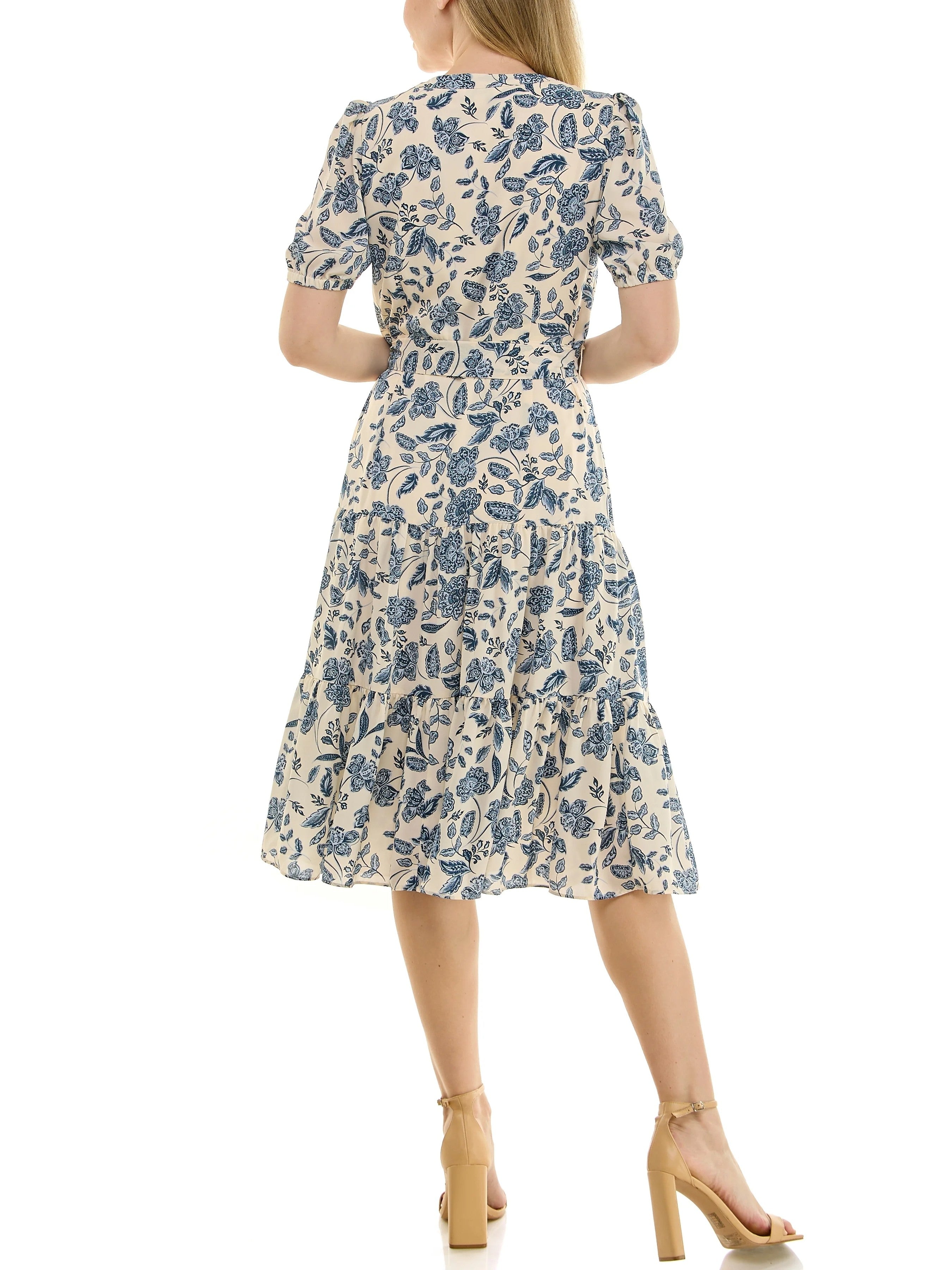 Women's Tie Waist Shirt Dress