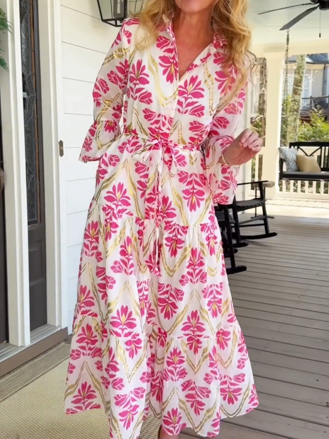 Breezy Look Cotton Voile Dress