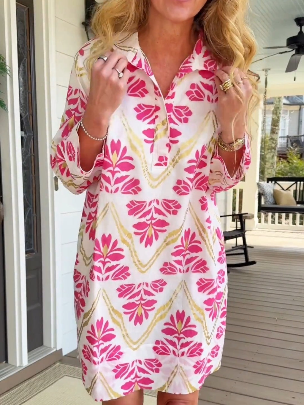 Breezy Look Cotton Voile Dress