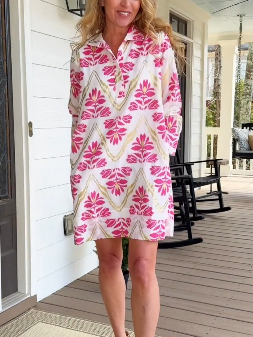Breezy Look Cotton Voile Dress