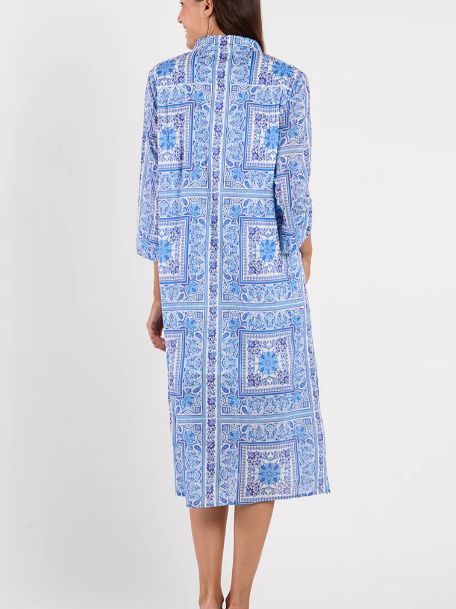 Long Sleeves Cotton Voile Dress