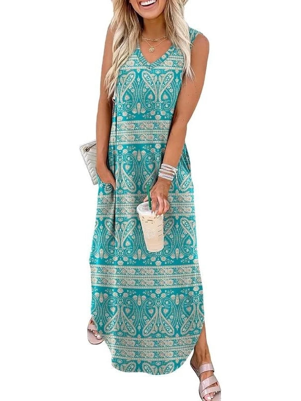 Vacation Beach Sundresses With Pockets