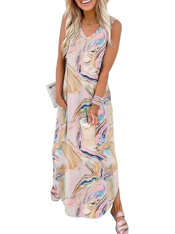 Vacation Beach Sundresses With Pockets