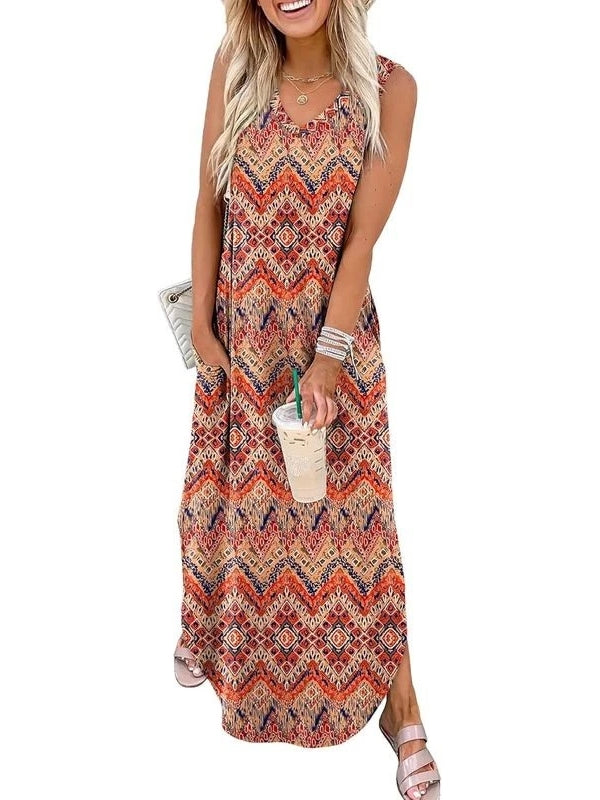 Vacation Beach Sundresses With Pockets