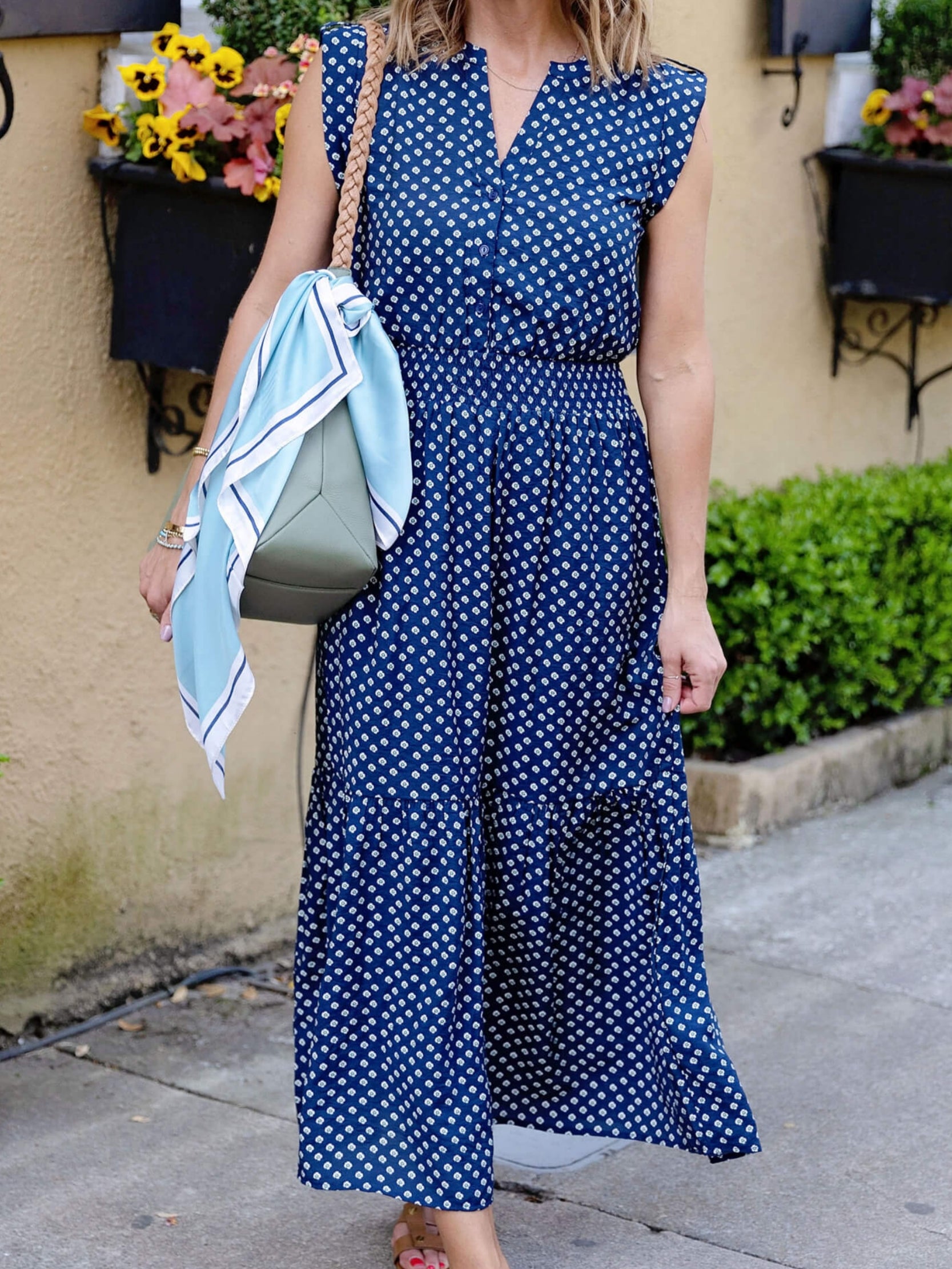 Utility Sleeveless Maxi Dress