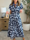 Paisley Maxi Shirtdress