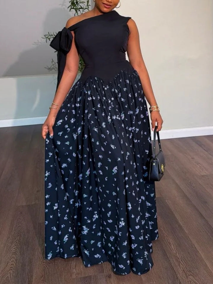 Crepe Maxi Dress