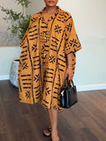 Anchor Ankara Dress