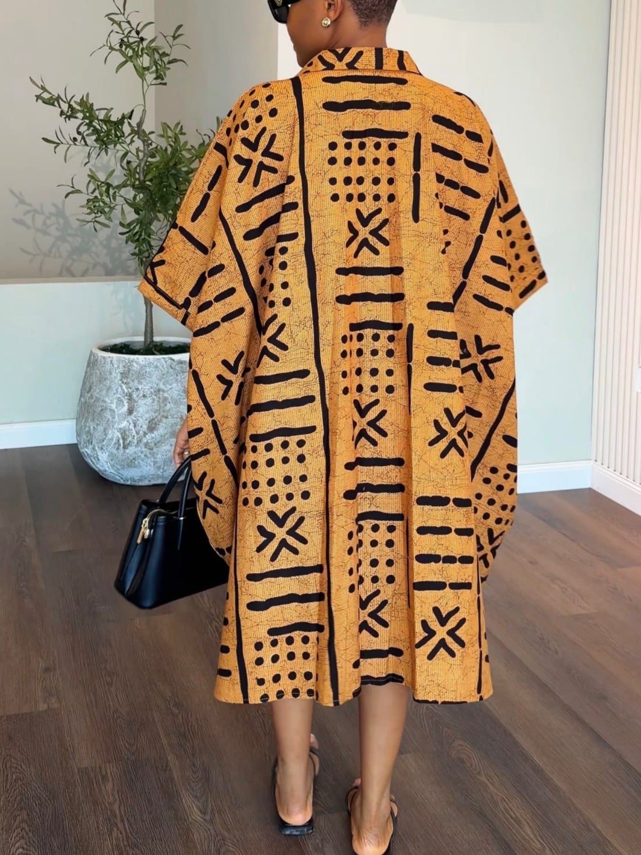 Anchor Ankara Dress