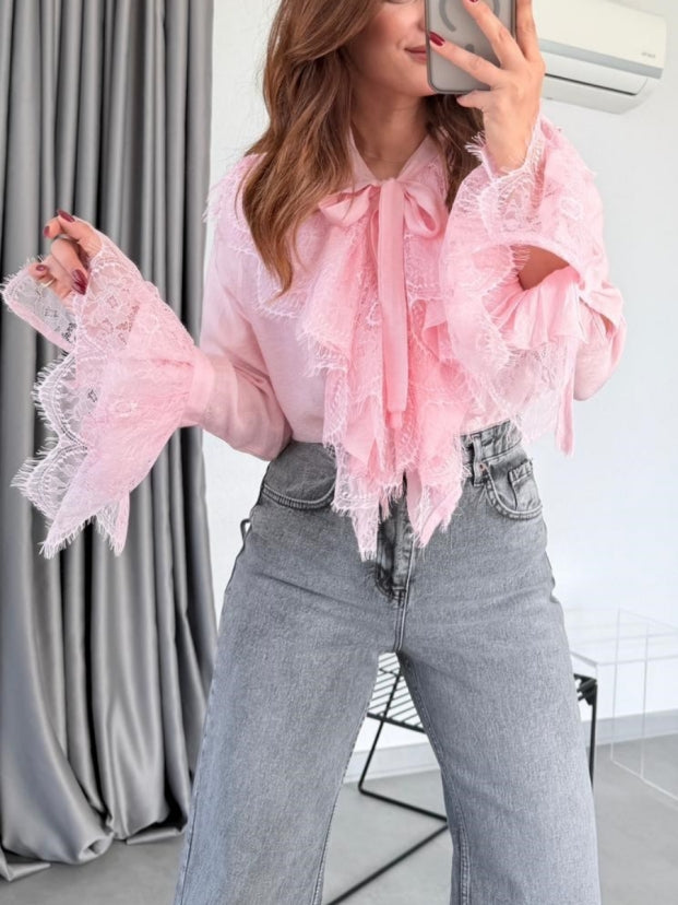 Lace Embroidered Blouse