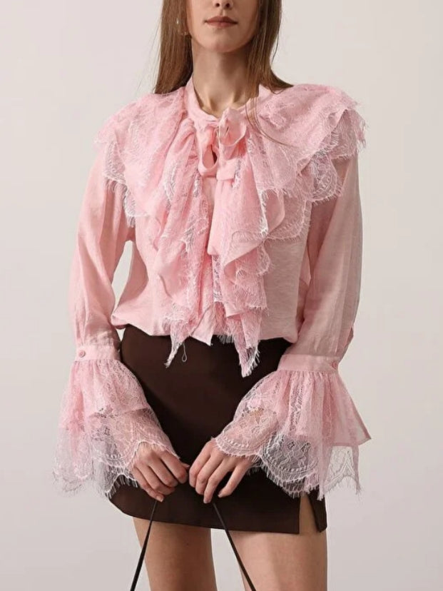 Lace Embroidered Blouse