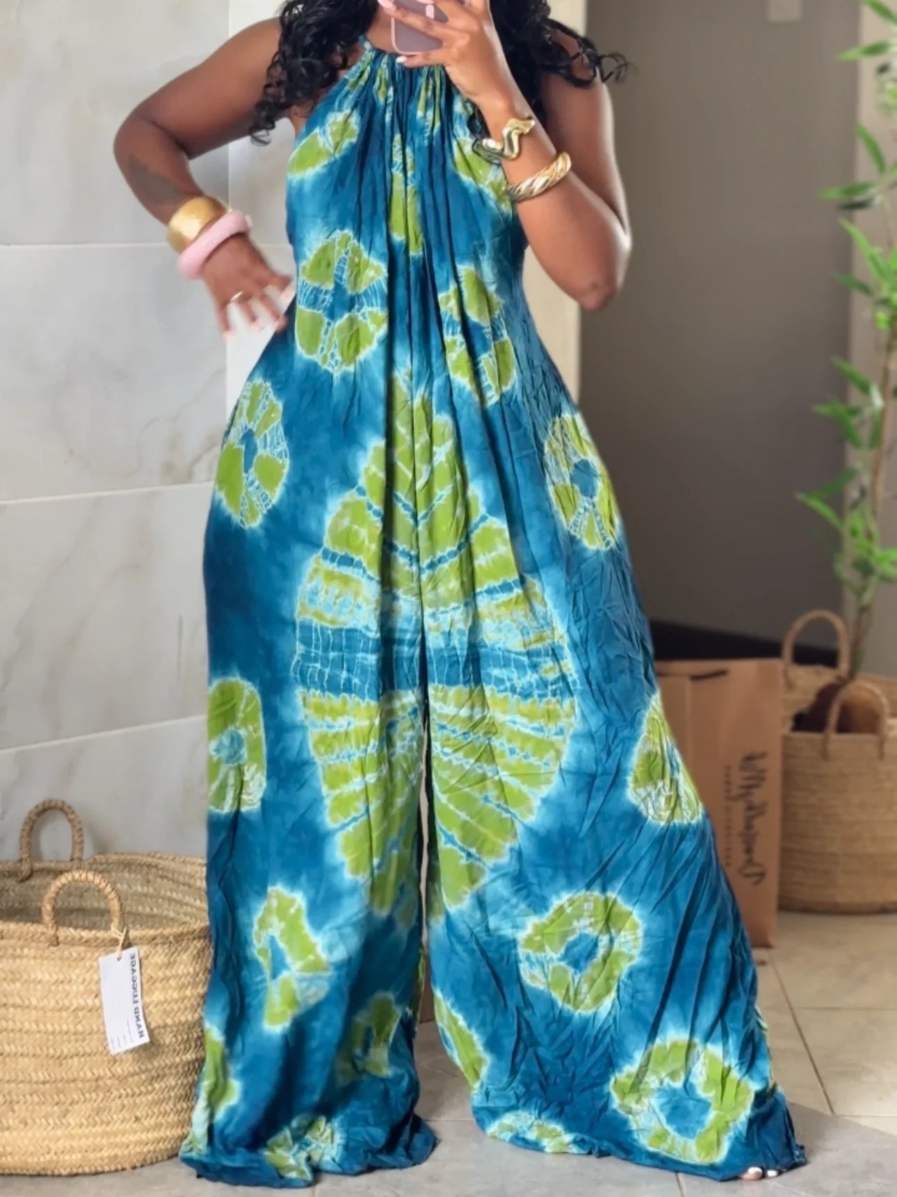 Tie-dye Jumpsuit