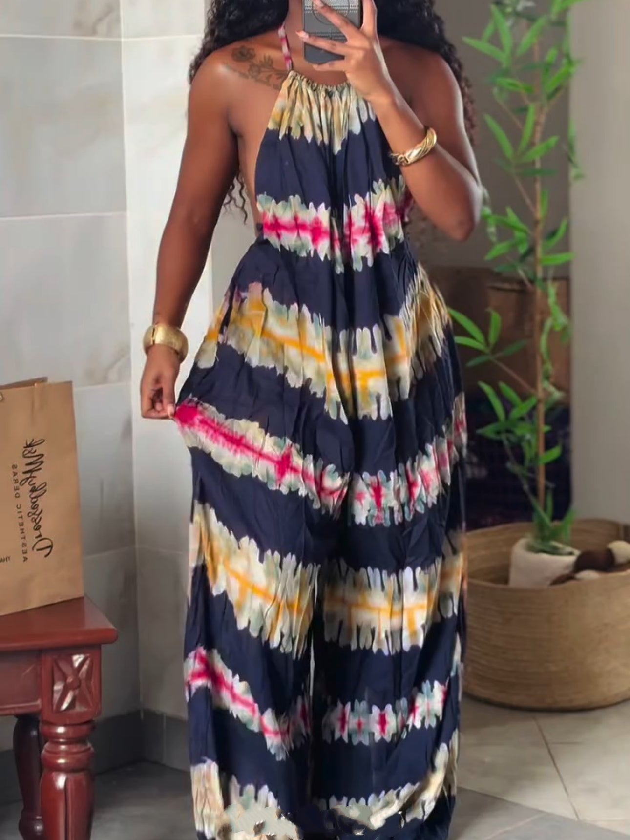 Tie-dye Jumpsuit