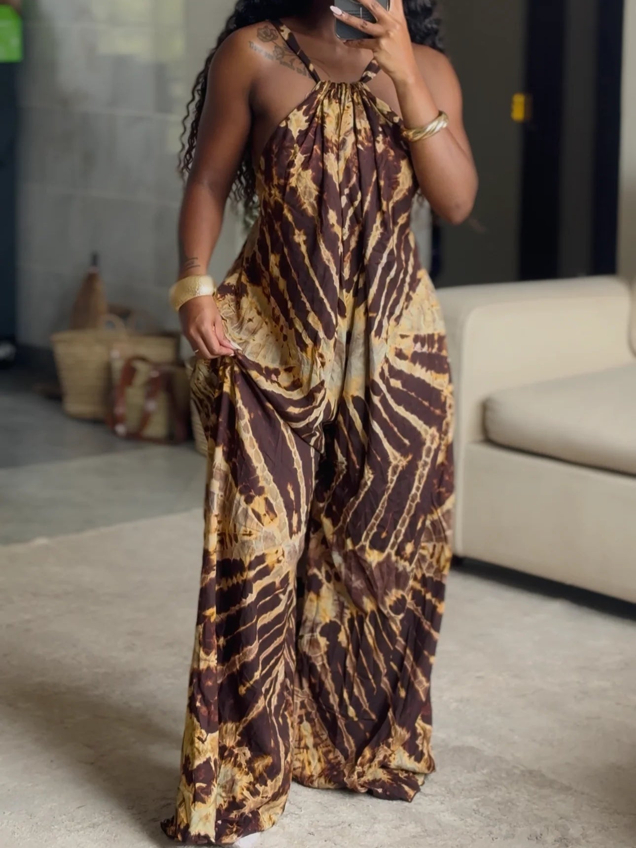 Tie-dye Jumpsuit