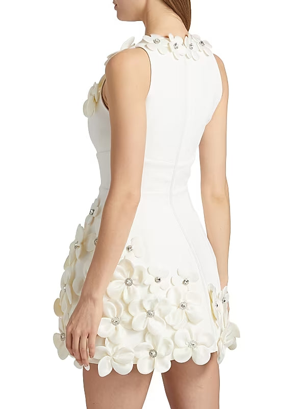 Floral V-Neck Mini Dress