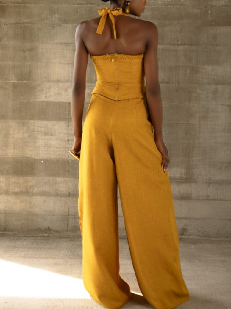 Braided Casual Two-piece Set
