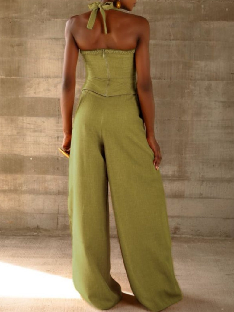 Braided Casual Two-piece Set