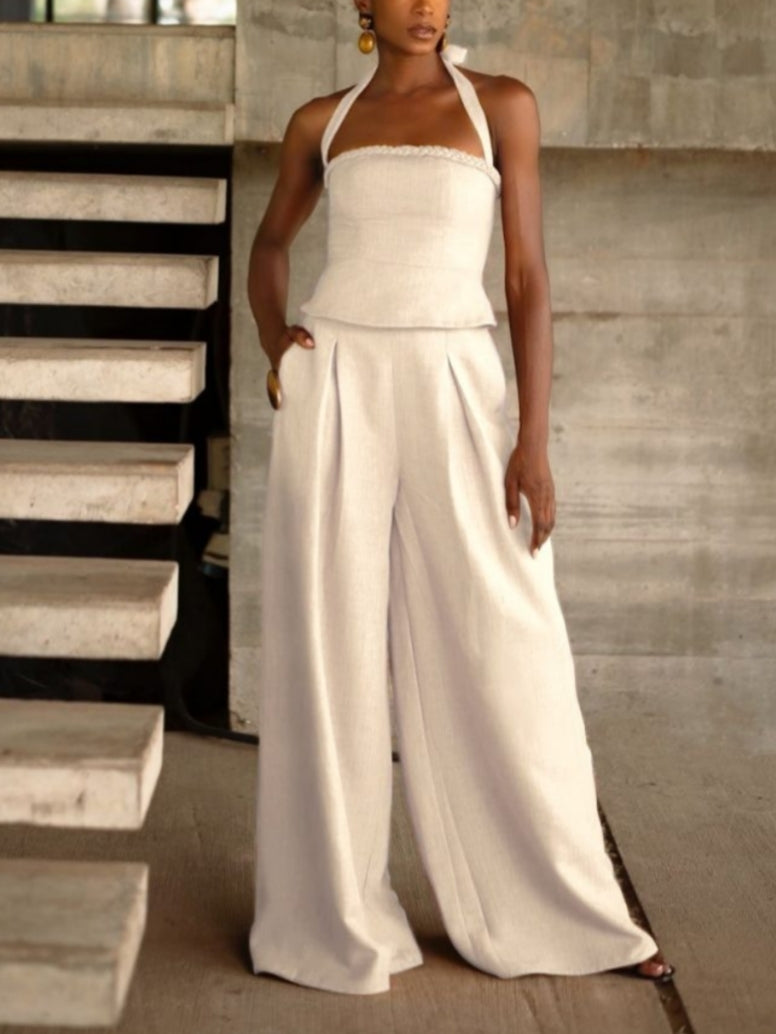 Braided Casual Two-piece Set