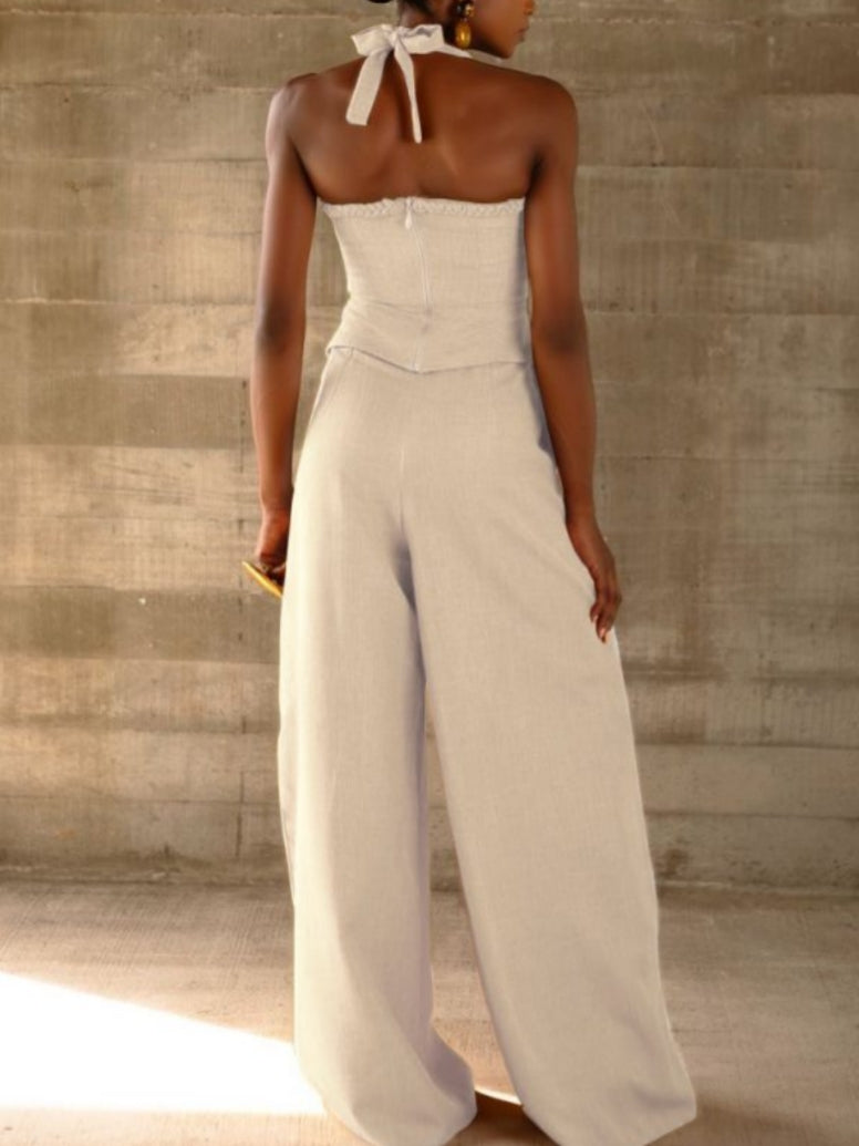 Braided Casual Two-piece Set