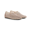 Rhinestone Mesh Flat Shoe