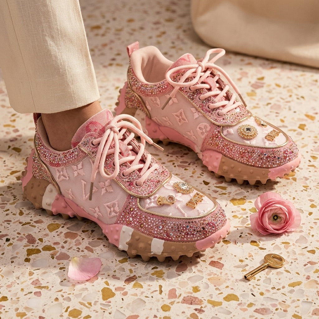 Rhinestone Versatile Casual Sneakers For Women