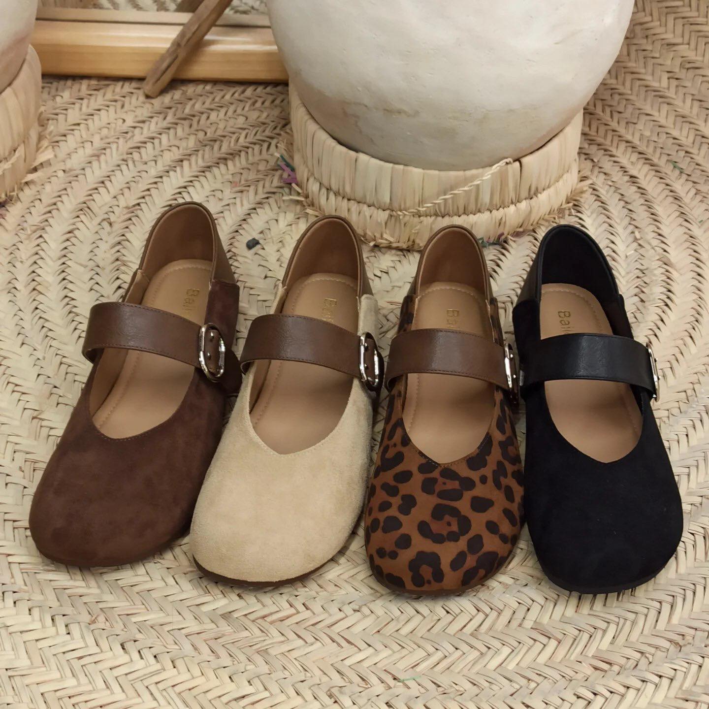 Retro Mary Jane Flats