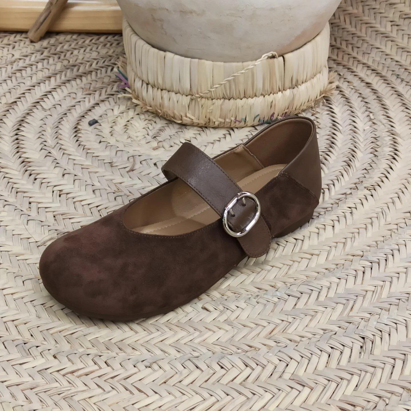 Retro Mary Jane Flats