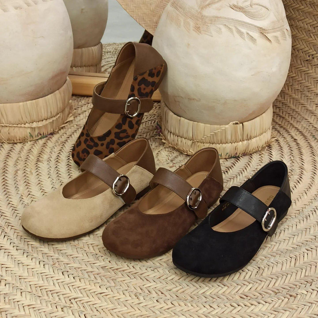 Retro Mary Jane Flats