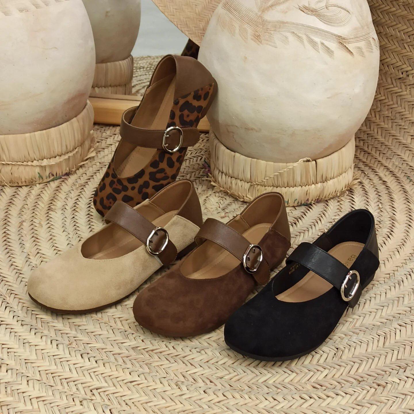 Retro Mary Jane Flats